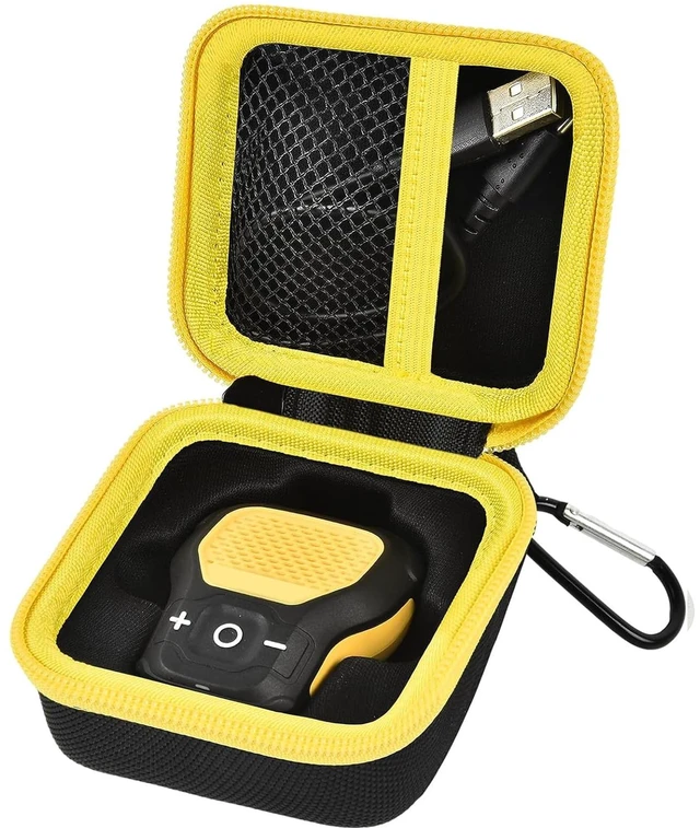 Main image of Mesh Pocket Case for DEWALT Wearable Bluetooth Speaker Mesh Pocket, Keep Essentials Organized, Store and Retrieve Your Mini Speaker and Accessorie, Travel, Camping, Outdoor, Black