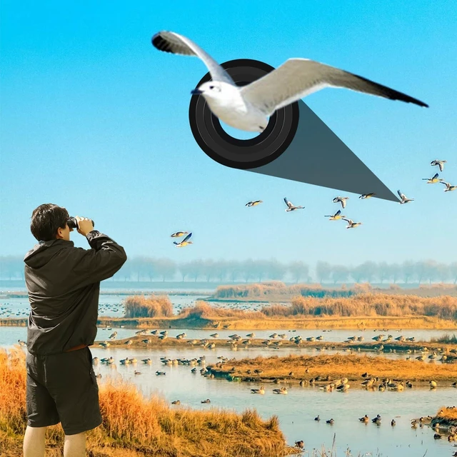 Alt view image 2 of 7 - 20x50 Binoculars for Adults High Powered with HD Optical System, Non-Slip Grip, Waterproof, Shockproof, Low Light Vision for Bird Watching Hunting Football Games Travel Stargazing Cruise
