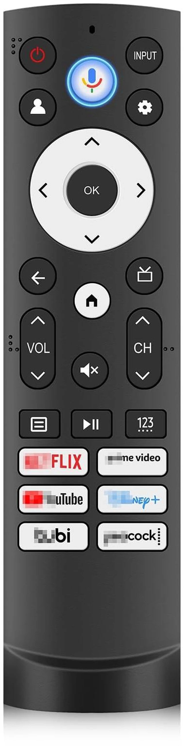 Main image of ERF3M90H Voice Remote Control Replacement for Hisense Smart Google TV, Android, Vidaa, Laser, Canvas TVs, 4K UHD, HD, Mini-LED, ULED
