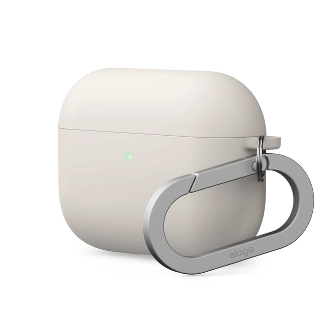 Main image of Liquid Hybrid Case for AirPods Pro 3 Triple Layer Protection, Carabiner Included, Wireless Charging, Shock Resistant (Stone)