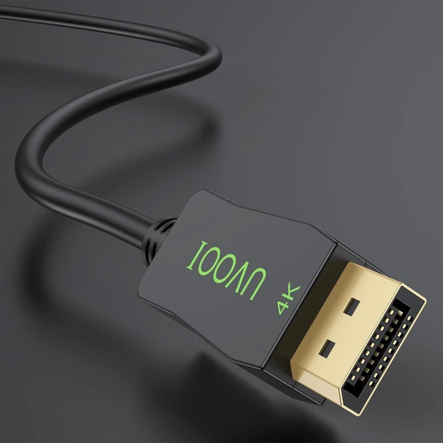 Alt view image 7 of 7 - DisplayPort Cable 6FT 2-Pack, 4K@60Hz DP to DP Computer Monitor Cable Display Port Cord Support 2K 1440P@144Hz/165Hz, 1080P@120Hz, 3D, HDR for Gaming Monitor, Laptop, PC, AMD, NVIDIA