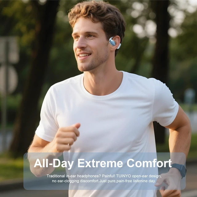 Alt view image 2 of 6 - Translation Earphones, Blue Instant real-time translation supporting 135 languages, IPX5 waterproof for travel and business