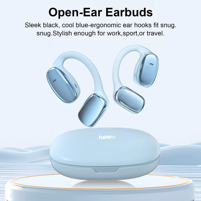 Alt view image 3 of 6 - Translation Earphones, Blue Instant real-time translation supporting 135 languages, IPX5 waterproof for travel and business