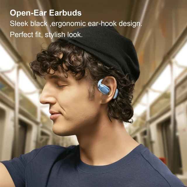 Alt view image 4 of 6 - Translation Earphones, Blue Instant real-time translation supporting 135 languages, IPX5 waterproof for travel and business