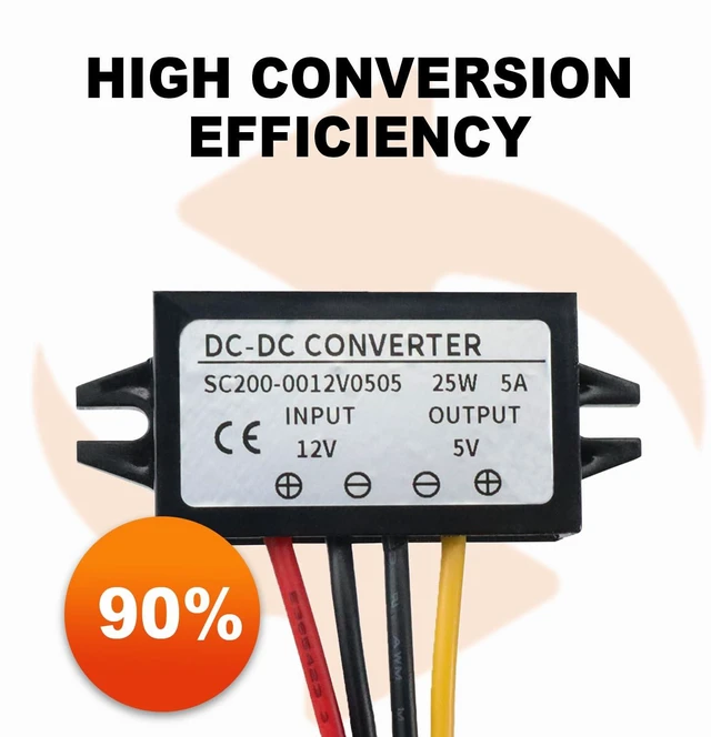 Alt view image 4 of 7 - DC-DC Converter 12V/24V to 5V 3A 15W Buck Step Down Voltage Regulator Module 2-Pack Power Supply Adapter for Car Truck Motorcycle GPS LED