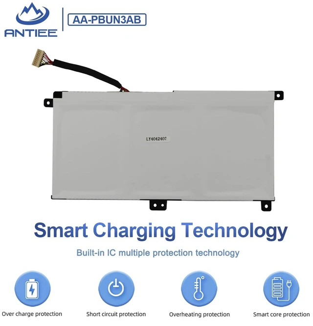 Alt view image 5 of 7 - AA-PBUN3AB AA-PBUN3QB 43Wh Tablet Battery for Samsung Notebook 5 NP300E5K NP530E5M NP550XTA NP730QAA NP740U3L NP740U5L NP740U5M NP800G5M 300E5K 300E4M 500R5M 550XAA 8500GM 810G5M Series 11.4V