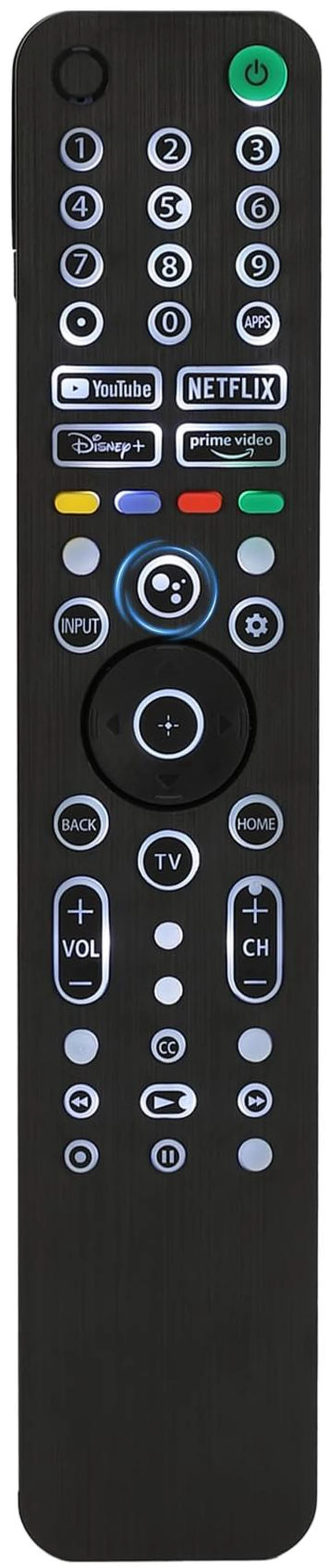 Main image of Backlit Voice Remote Control for Sony TV. Universal Remote Control Compatible with 99% 2019-2025 of Sony Bravia Smart TV and for Bravia XR/XBR/KD/K Series Google Android TVs