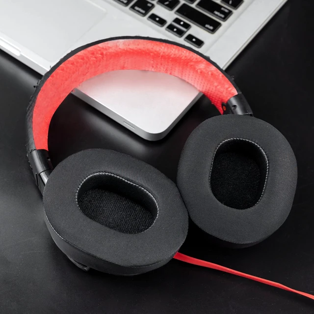 Alt view image 3 of 7 - Earpads Replacement for Sony MDR-ZX750 (ZX750BN/ZX750AP/ZX750DC) Headphones, Ear Pads Cushions with Noise Isolation Foam-CG Black
