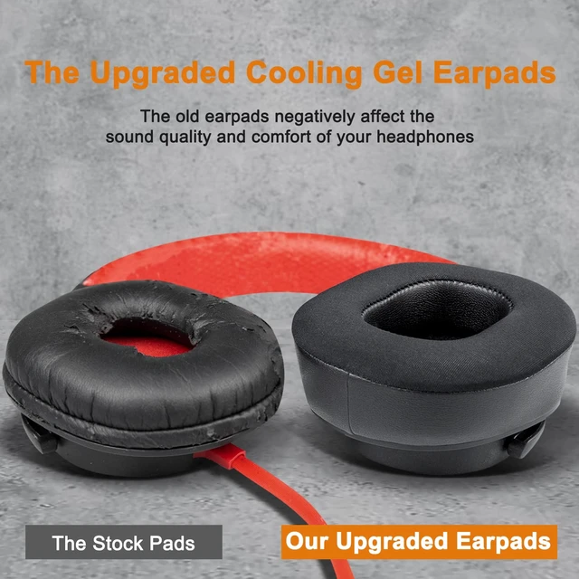 Alt view image 4 of 7 - Earpads Replacement for Sony MDR-ZX750 (ZX750BN/ZX750AP/ZX750DC) Headphones, Ear Pads Cushions with Noise Isolation Foam-CG Black