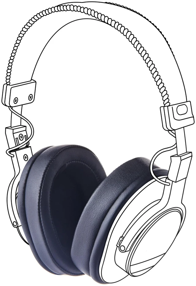 Alt view image 2 of 6 - stPad2 (Black) Earpads