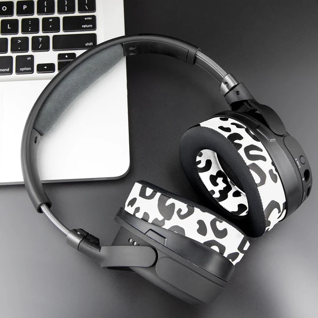 Alt view image 3 of 7 - Cooling-Gel Replacement Earpads for Audeze Penrose/Penrose X/Mobius, Ear Pads for HyperX Cloud Orbit/Orbit S Headphones, Cushions with Ice Silk Fabric, Noise Isolation Foam - Snow Leopard