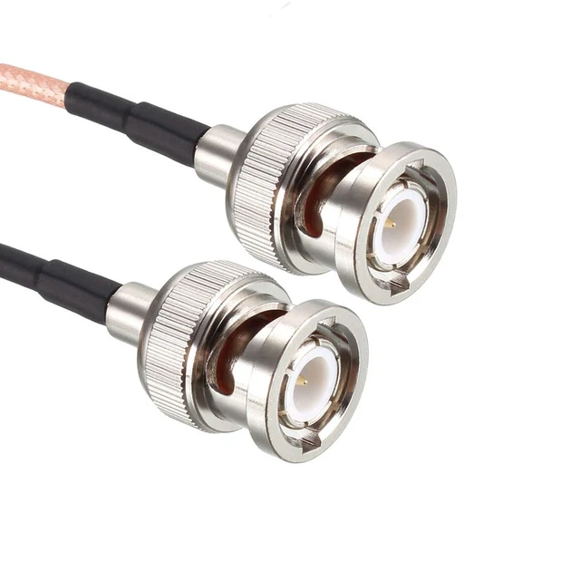 Alt view image 3 of 5 - BNC Male to BNC Male Coax Cable RG316 RF Coaxial Cable 50 Ohm 2 Feet 2pcs for Video Signals,CCTV,DVR,Camera