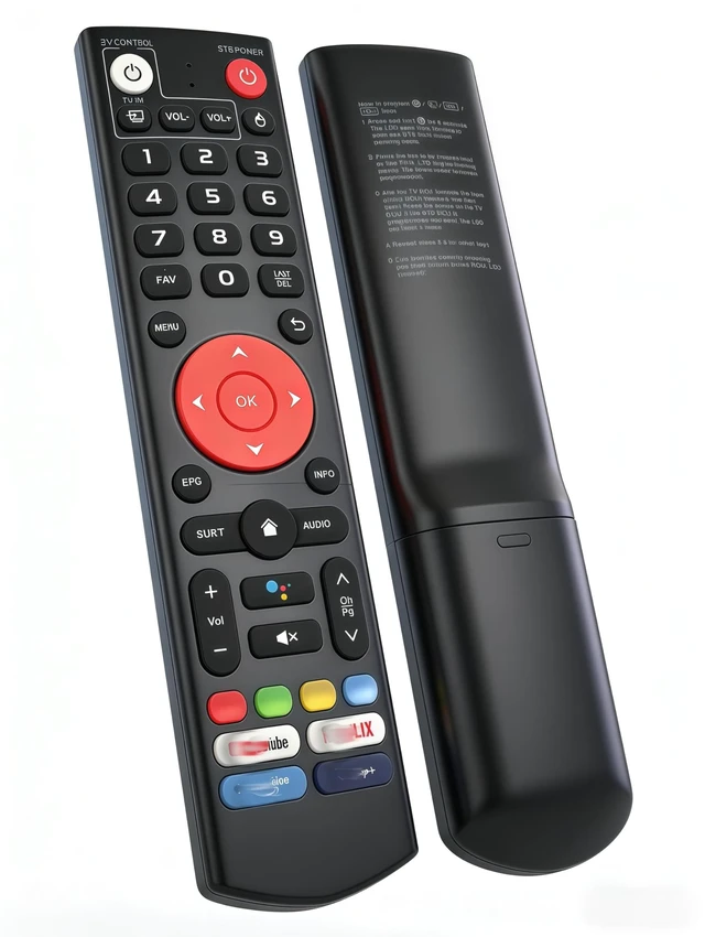 Main image of Replacement Bluetooth Voice Remote Control for vSeeBox V3 Plus, V3 Pro, V5, V5 Pro Models - Programmable Bluetooth Remote Compatible with vSeeBox TV Box