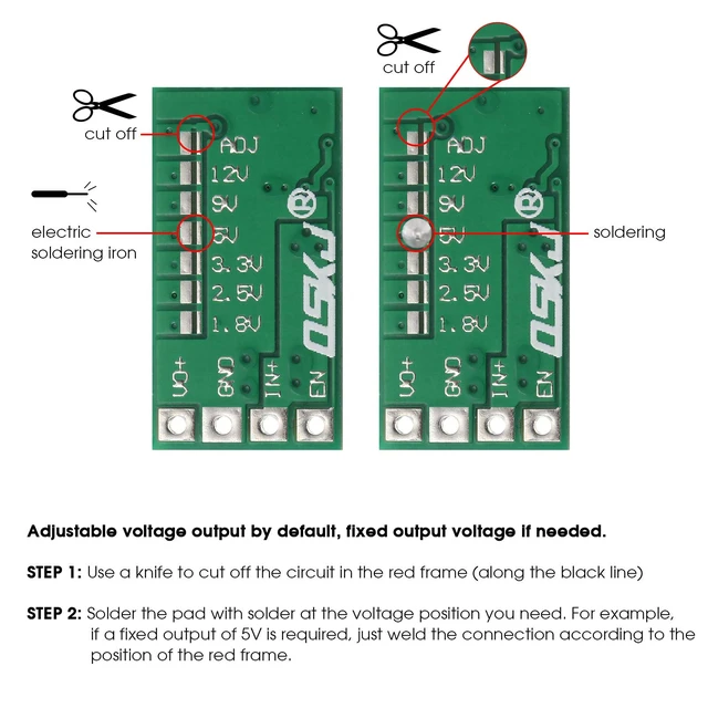 Alt view image 4 of 7 - 20 Pcs 5v Buck Converter 12v to 5v Mini Regulator Module Dc 4.5-24v 12v 24v to 5v 3a Voltage Reducer, Power Supply Transformer Module, Step-down Regulator Board DIY Electronics