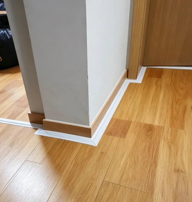 Alt view image 6 of 7 - Floor Cord Cover 10FT White, SelfAdhesive Floor Cord Hider Concealer to Prevent Trips, Cable Management Protector for Wires on Floors, for Home Office Garage