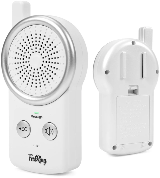 Main image of 50 Seconds Voice Recorder with Playback, Voice Recorder - White Simple Digital Recorder for Quick Note-Taking, Small 2-Button Dictaphone for Seniors