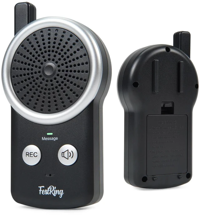 Main image of 50 Seconds Voice Recorder with Playback, Voice Recorder - Black Simple Digital Recorder for Quick Note-Taking, Small 2-Button Dictaphone for Seniors