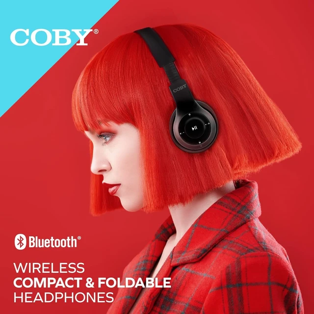 Alt view image 7 of 7 - Foldable Wireless Bluetooth Headphones Over Ear with Mic, TF Card & AUX 5HR Rechargeable Playtime, Hands-Free Calling, Detachable Cable, Sound Isolation, Great For PC, Gaming, Travel & Kids 3+