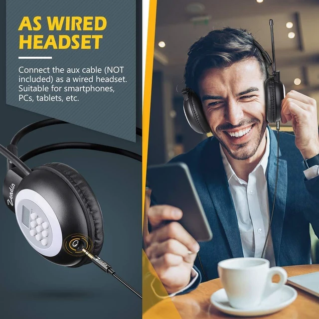 Alt view image 4 of 7 - FM Headphone Radio, FM Stereo Headset Radio Receiver