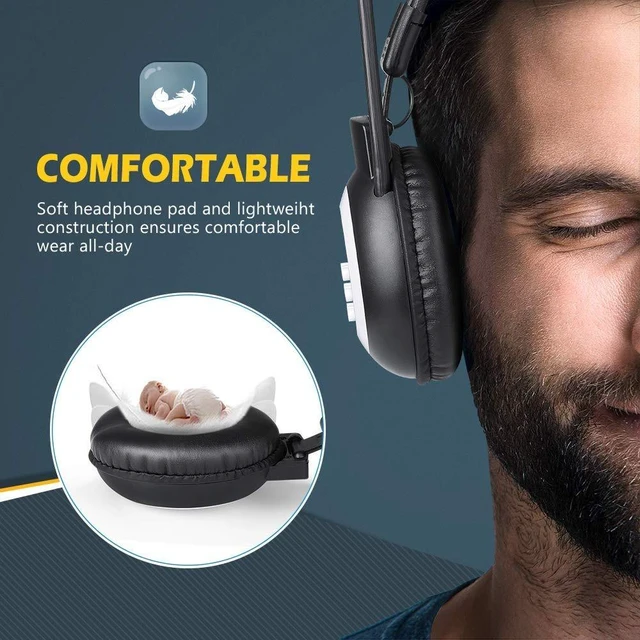 Alt view image 5 of 7 - FM Headphone Radio, FM Stereo Headset Radio Receiver