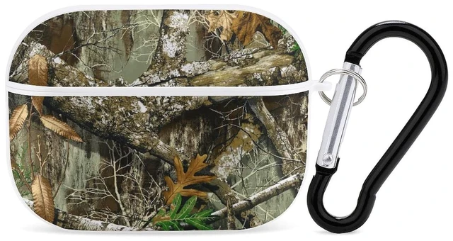 Main image of Autumn Hunting Tree Camo Pattern Compatible with Airpods Pro Case Cover with Keychain Headphone Cover Unisex Shockproof Protective Wireless Charging Headset Accessories