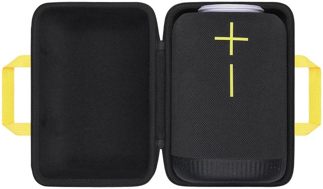 Main image of Hard Case for Ultimate Ears UE EPICBOOM Wireless Speaker, Black Travel Protective Storage Bag with Handle, Shockproof EVA Shell and Soft Lining