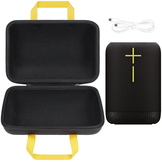 Alt view image 2 of 7 - Hard Case for Ultimate Ears UE EPICBOOM Wireless Speaker, Black Travel Protective Storage Bag with Handle, Shockproof EVA Shell and Soft Lining