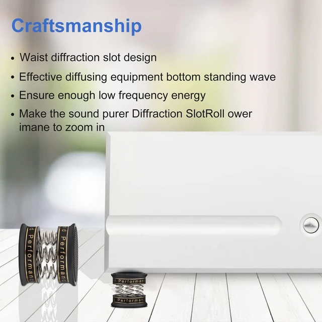 Alt view image 2 of 5 - Spring Speaker Isolation Feet Adjustable 49 * 42MM Aluminum(4 Pcs Black) Audiophile Audio Isolation Feet Speaker Spike Pads For Audio,Speakers,Subwoofers,Amplifier,Turntable,CD/DVD Players