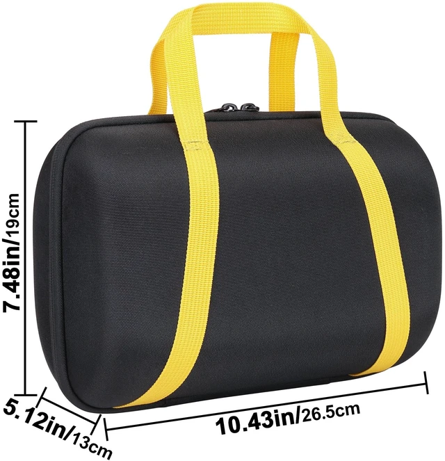 Alt view image 6 of 7 - Hard Case for Ultimate Ears UE EPICBOOM Wireless Speaker, Black Travel Protective Storage Bag with Handle, Shockproof EVA Shell and Soft Lining