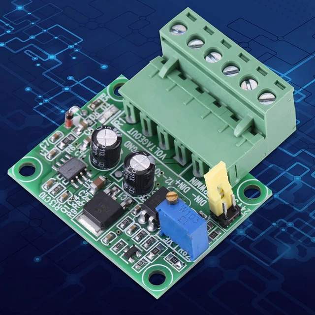 Alt view image 2 of 7 - Frequency to Voltage Converter Module,PWM to Voltage Converter Module,Frequency Converter,1-3KHZ 0-10V PWM Signal to Voltage Converter Module Digital Analog Board