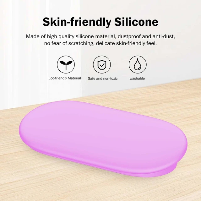 Alt view image 2 of 7 - Silicone Glow Cover Case for Google TV Streamer 4K 2024 Protective Sleeve Set for Google TV Streamer 4K Host Box +Voice Remote,Anti-Slip Scratch Shock Protection (Glow Purple)