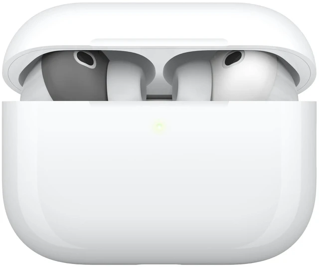 Alt view image 2 of 7 - Ear Tips Cover for AirPods Pro 3, Fit in the Case (2 Pairs) Anti Slip Silicone Cover, Anti Scratches, Protection, Grip, Perfect Fit, Ultra Slim, Full Access (Dark Grey & White)