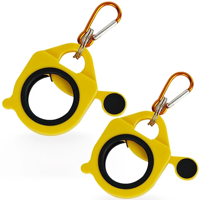 Main image of Zip Tie Holder Cable Tie Holder for Tool Belt Color-Coded Snap-back works gloves, Color codes sort height, Clip stops ladder drops, Reusable resists weather, Rust-proof outdoor use