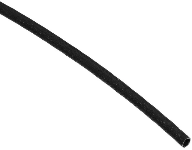 Main image of Insulation Braid Sleeve, 33Ft-4mm High TEMP Silicone Fiberglass Sleeve Black