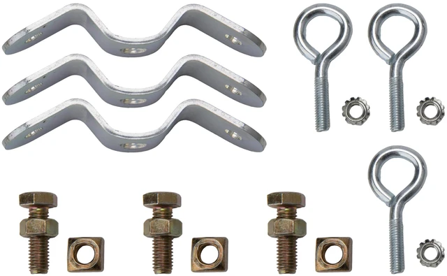 Alt view image 6 of 7 - EZ 43-A 3-Way Down Guy Ring, Adjustable Antenna Mast Mount, 2-1/4 Inch