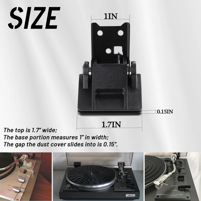 Alt view image 4 of 7 - 1Pc Turntable Dust Cover Hinge,Reinforced Metal Spring Hinge Fit for Akai AP-206/AR - AR the Turntable,Fit for Yamaha P-200,for Sony PS-11,Structure Stable Support Tension