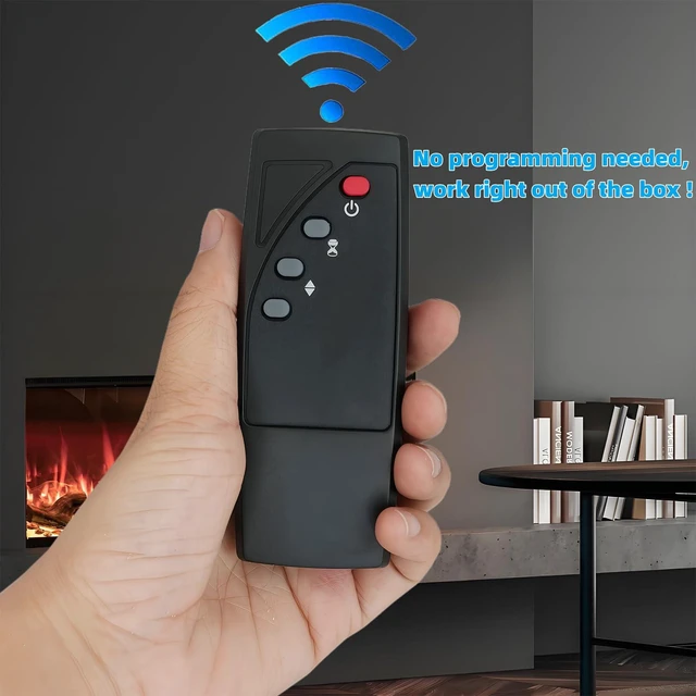 Alt view image 3 of 7 - Replacement Remote Control Compatible for Twin Star Duraflame Electric Fireplace Stove Heater Infrared Remote 9HM8101 9HM9000 9HM9273 9HM7253 9HM9126 9HM9342 9HM7000 9HM8664 9HM8253 9QI075ARA