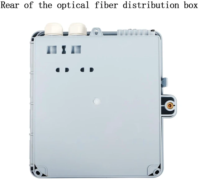 Alt view image 7 of 7 - 12-Core FTTH Fiber Distribution Box, IP65, 12-Port, Indoor/Outdoor Optical Fiber Splicing