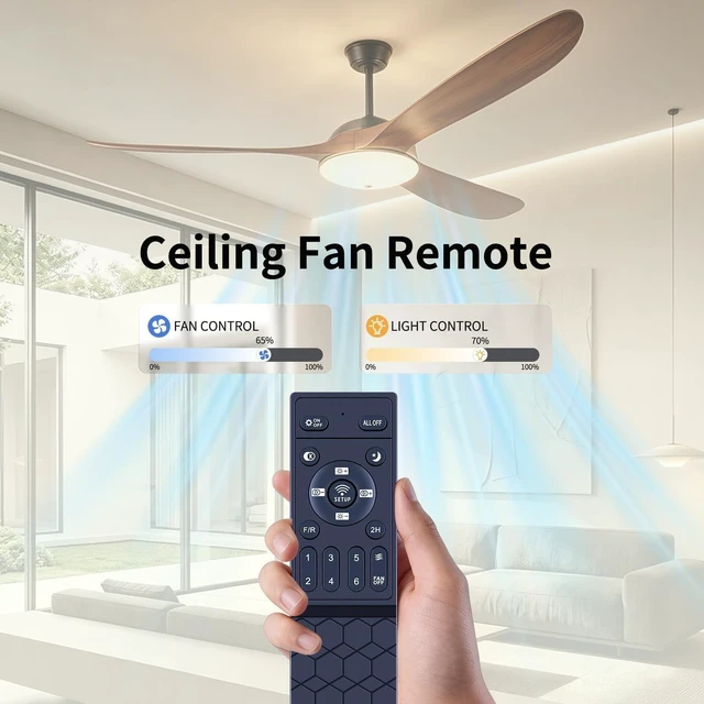 Alt view image 2 of 7 - Ceiling Fan Remote Control for Most Low-Profile Ceiling Fans with Lights LP-FSD01, LP-FSD02, LP-FSD03, LP-FSD04, LP-FSD05, LP-FSD06, Easy to Pair
