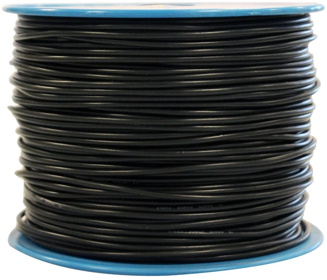 Alt view image 7 of 7 - P16-500BK 16 Gauge 500-Feet Spool Primary Power Wire Cable (Black)
