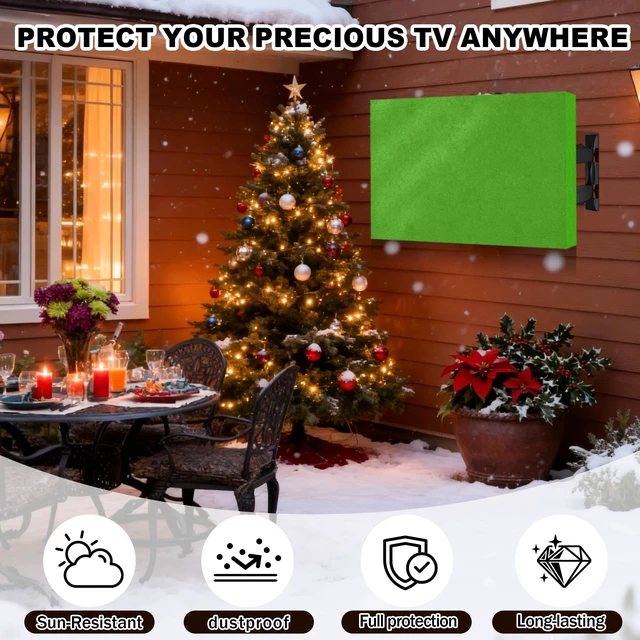 Alt view image 5 of 7 - TV Cover Moving Dust Anti-Scratch TV Screen Protector Covers Flat Screen TV Cover Moving with Bottom Strap and Gloves For 70"-75" TV Dust Protection Moving Renovation
