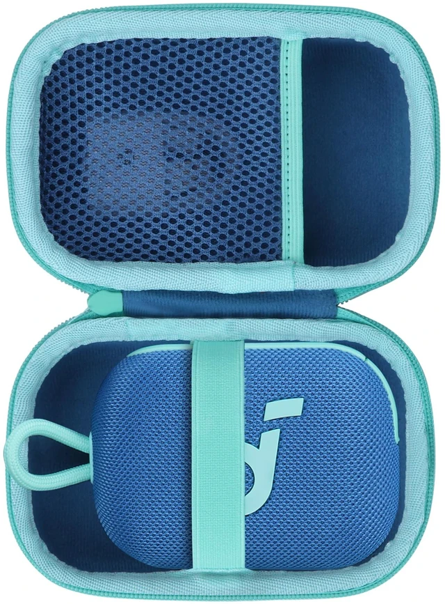 Main image of Storage Case Compatible with Anker Soundcore Select 4 Go Speaker (Blue + Teal Case)