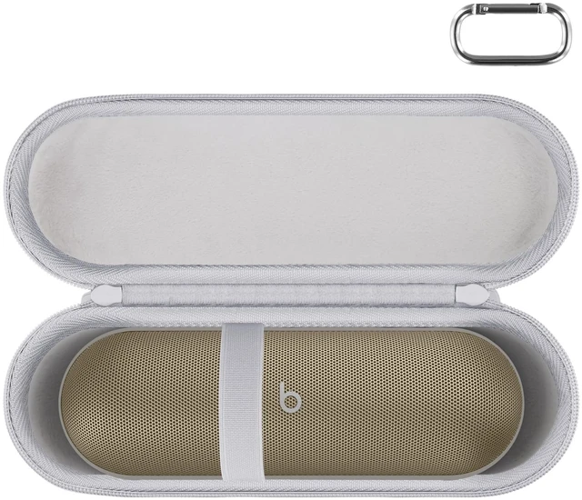 Main image of Hard Case for Beats Pill - Speaker Champagne Gold EVA case construction, Water-resistant design, Dust-resistant design, Case only