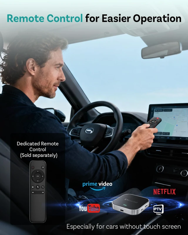Alt view image 2 of 7 - Remote Control for Play2Video Ultra, E2 OttoAibox, P3 Pro CarPlay Ai Box