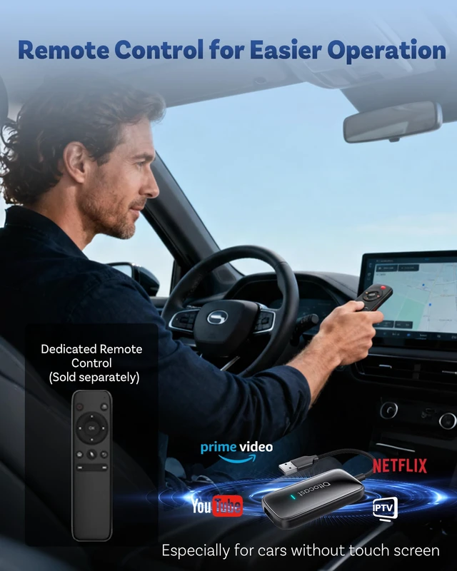 Alt view image 3 of 7 - Remote Control for Play2Video Ultra, E2 OttoAibox, P3 Pro CarPlay Ai Box