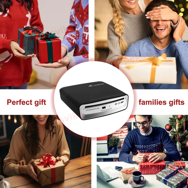 Alt view image 6 of 7 - Compact VCD Car CD Player Universal Dish Box Player External Stereo USB Interface for Android Navigation/Smart TV/Desktops Laptops Tablets(Fit for Android Version 4.4 and Above)