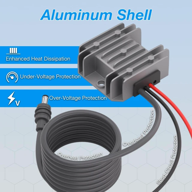 Alt view image 6 of 7 - Starlink Mini 12V Adapter, DC Step Up 12V/24V to 30V 3.5A Converter with Starlink Mini Power Cord 9-28V Input 30V 3.5A Output for Step Up Conversion Starlink Mini Power Supply