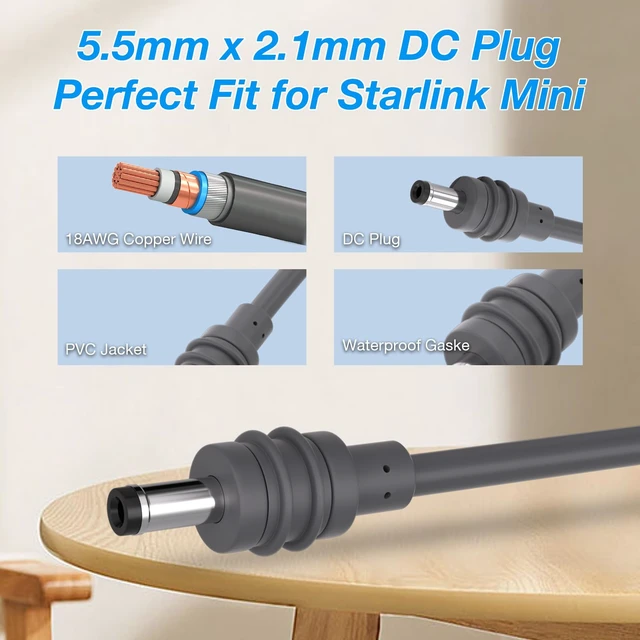 Alt view image 5 of 7 - Starlink Mini 12V Adapter, DC Step Up 12V/24V to 30V 3.5A Converter with Starlink Mini Power Cord 9-28V Input 30V 3.5A Output for Step Up Conversion Starlink Mini Power Supply