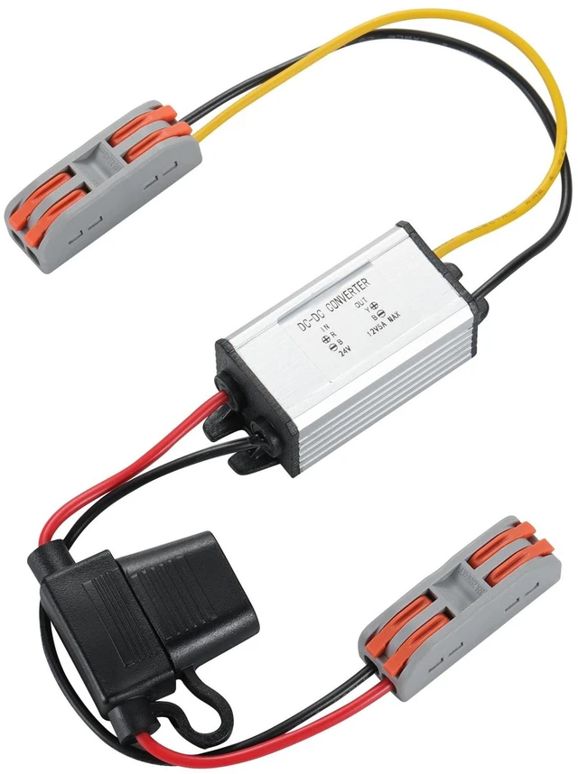 Main image of DC 24V Step Down to 12V 5A 60W DC Buck Converter Power Transformer Supply for Golf Cart Vehicle etc