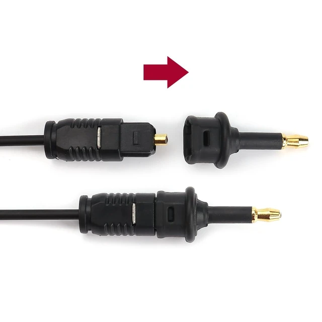 Alt view image 3 of 7 - USB-C TOSLINK Type C to Toslink Optical Cable Opt Male (1.8 Meter - 6 ft) Type-C to Digital Optical Fiber Optic Audio Interface Female Adapter Wire Toslink Cord for Smartphone Tablet Laptop etc